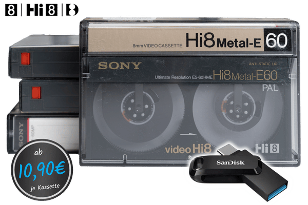 Video8 digitalisieren Video8 & Hi8